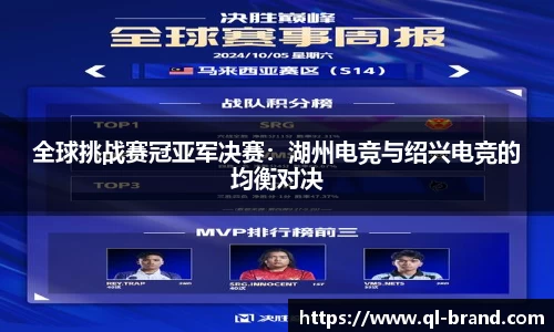 全球挑战赛冠亚军决赛：湖州电竞与绍兴电竞的均衡对决
